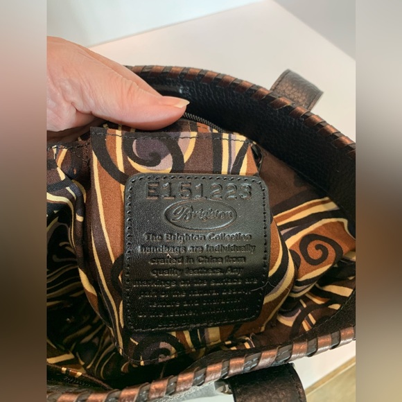 BRIGHTON Leather Shoulder Purse - Picture 4 of 9